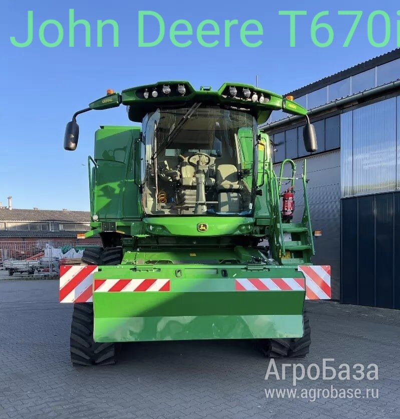 John Deere T670i, 2022 / 2023 г.в., гусеничный, 7.60 м, 515/243 м/ч