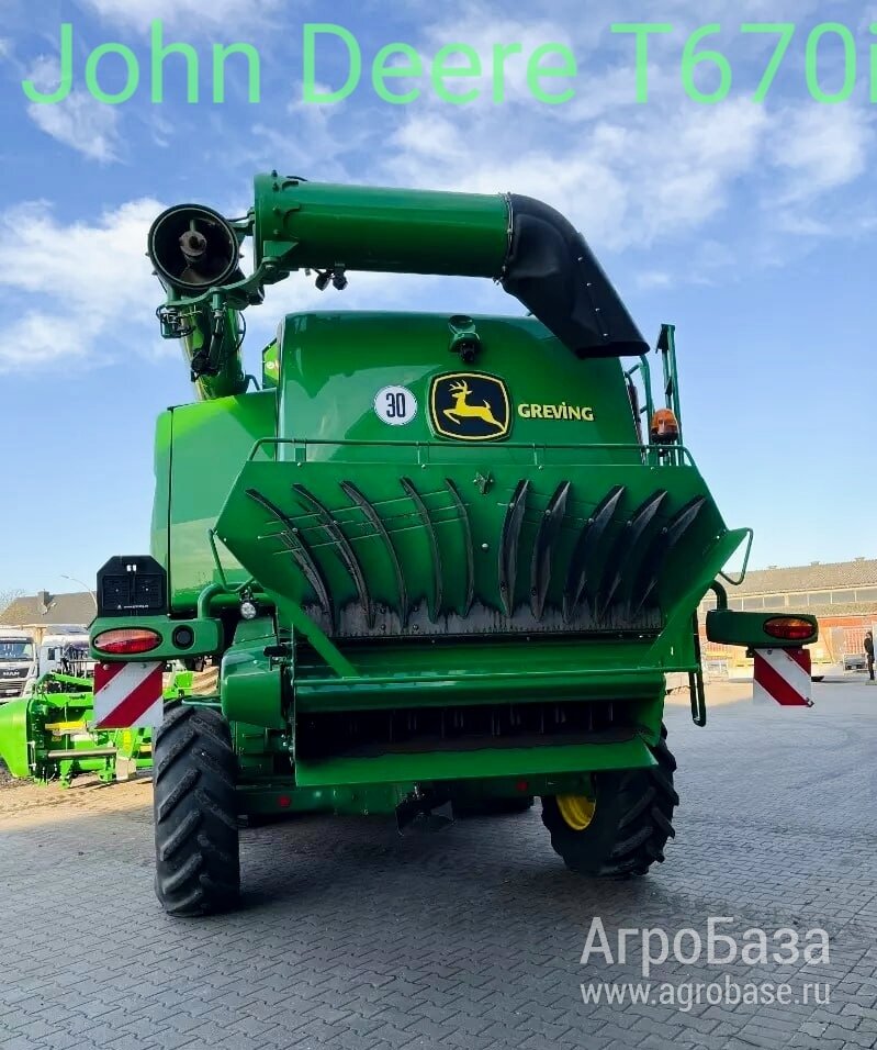 John Deere T670i, 2022 / 2023 г.в., гусеничный, 7.60 м, 515/243 м/ч