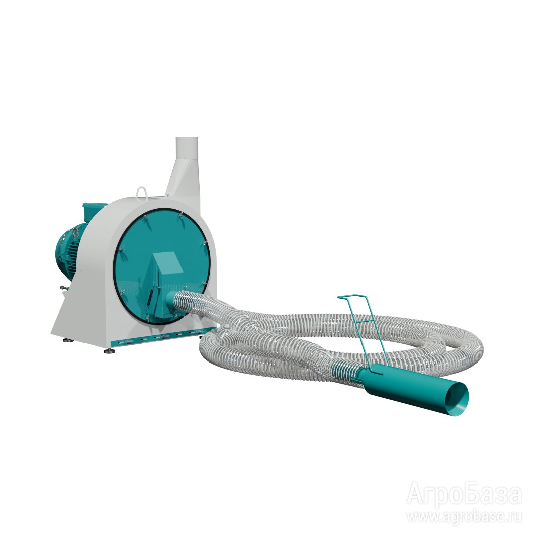 Пневматическая зернодробилка