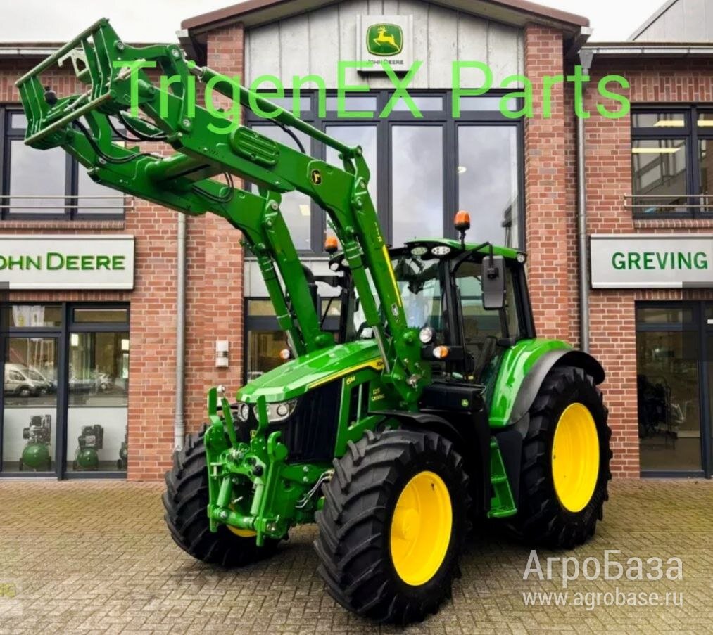 John Deere 6M125 + фронтальный погрузчик John Deere 623R