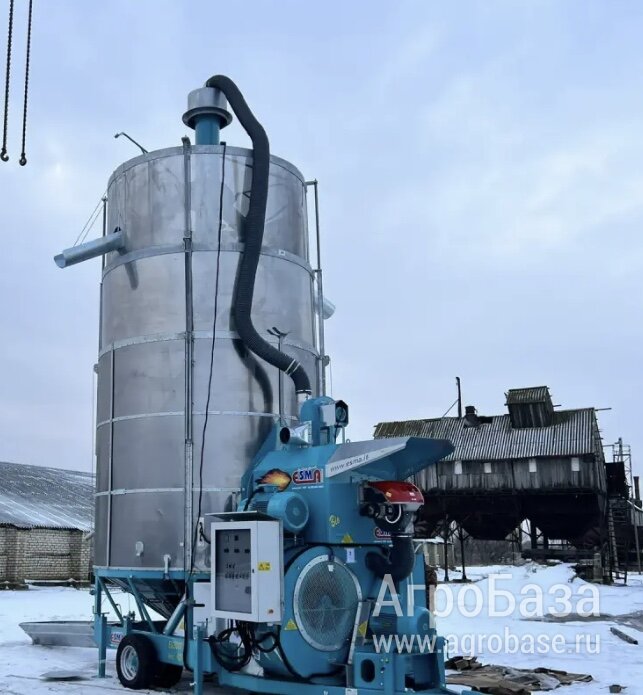 Мобильная итальянская зерносушилка ESMA SMALL ES300T (40 m3)