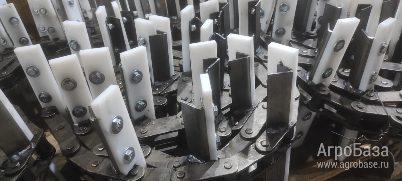 Транспортеры (цепь в сборе, цепь со скребками)