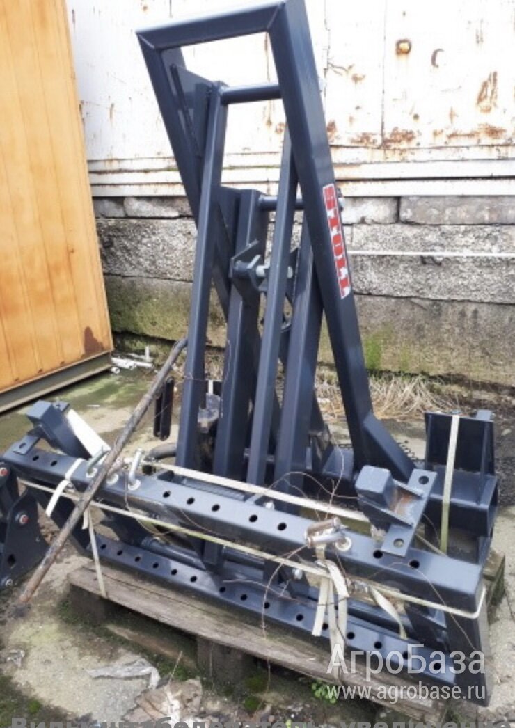 Вилы штабелеватель для тюков Stoll Германия для фронтального погрузчика