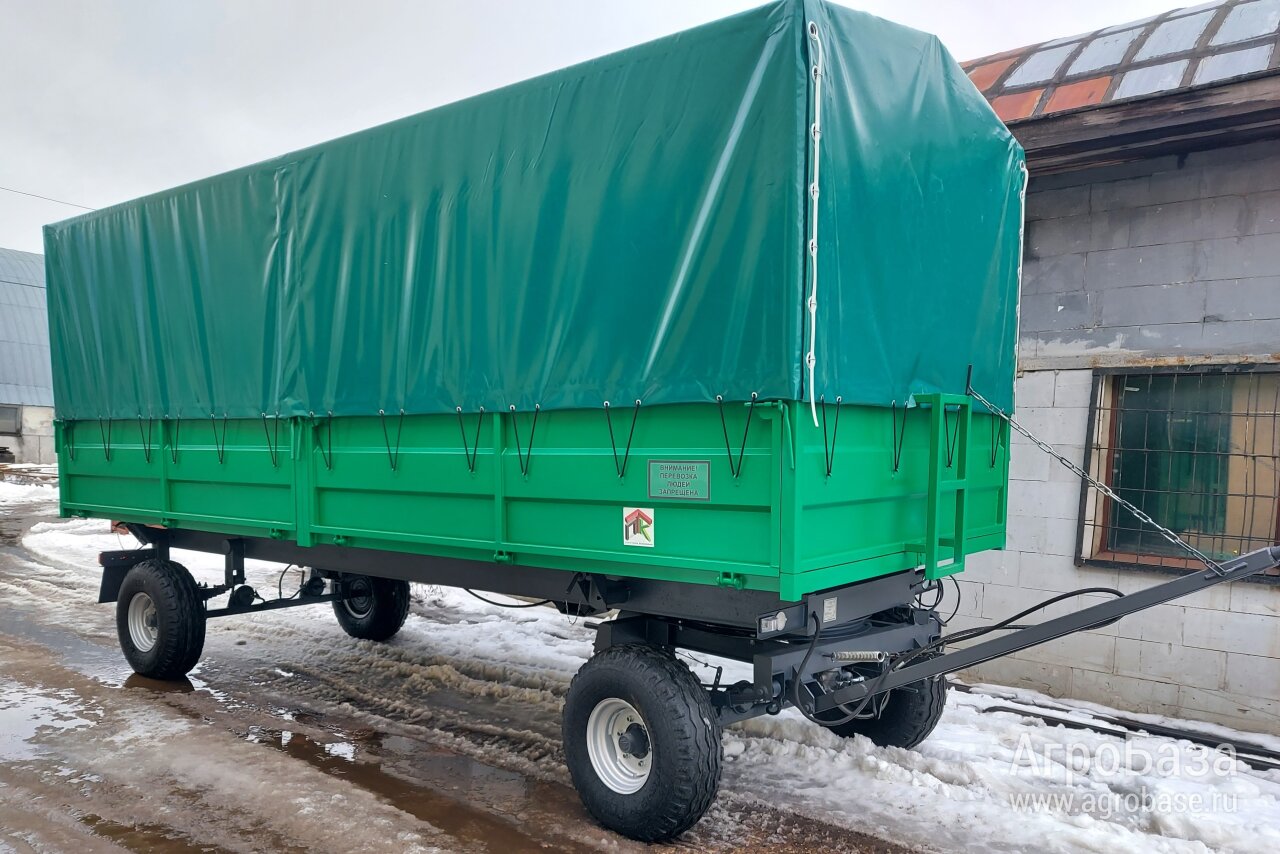 Прицеп тракторный самосвальный 2ПТС-6,5-6 с тентом