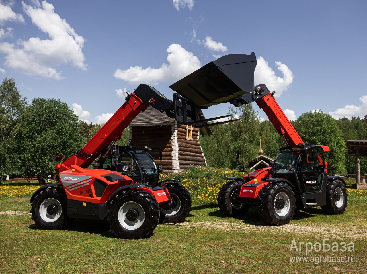 Телескопический погрузчик OPTITECH TH 738H