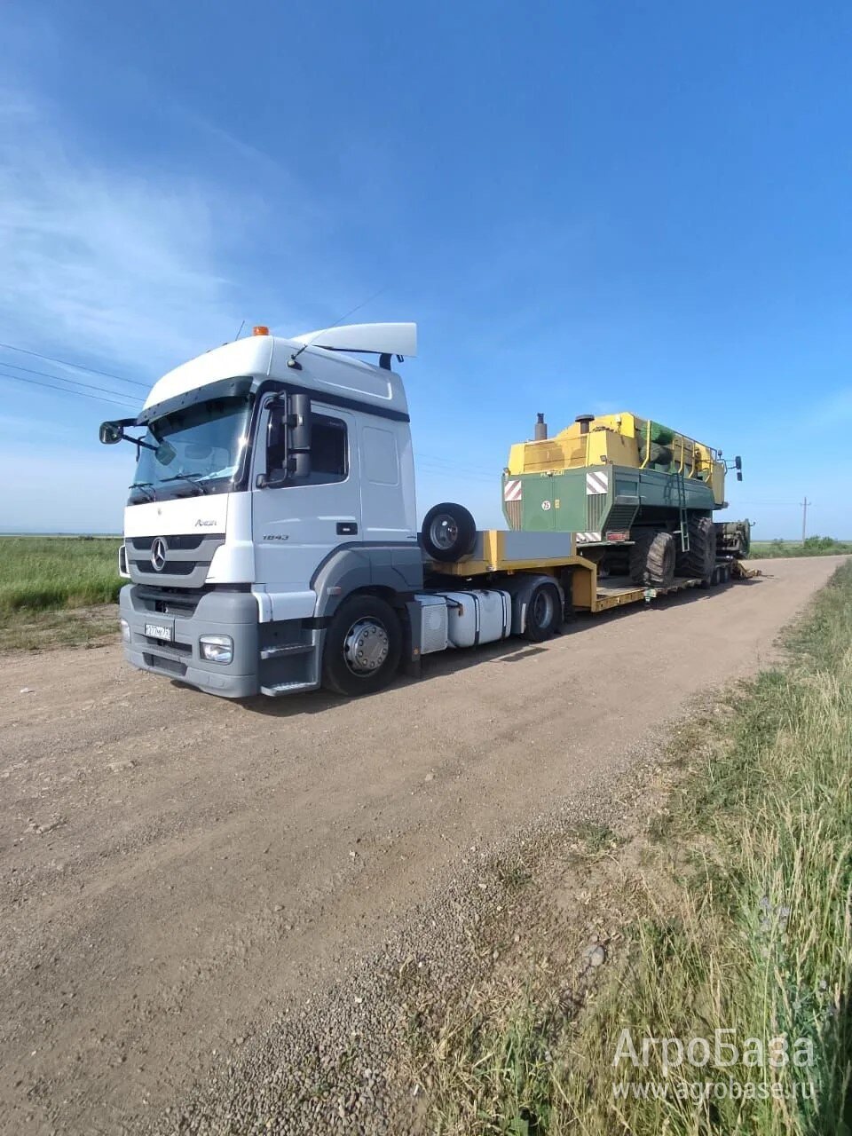 Перевозка негабаритных грузов на трале