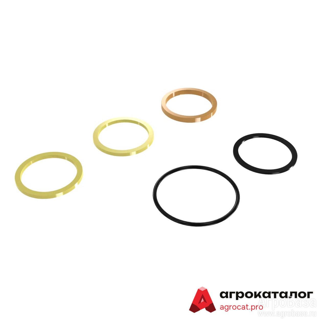 Ремкомплект уплотнений штока гидроцилиндра John Deere AH216634