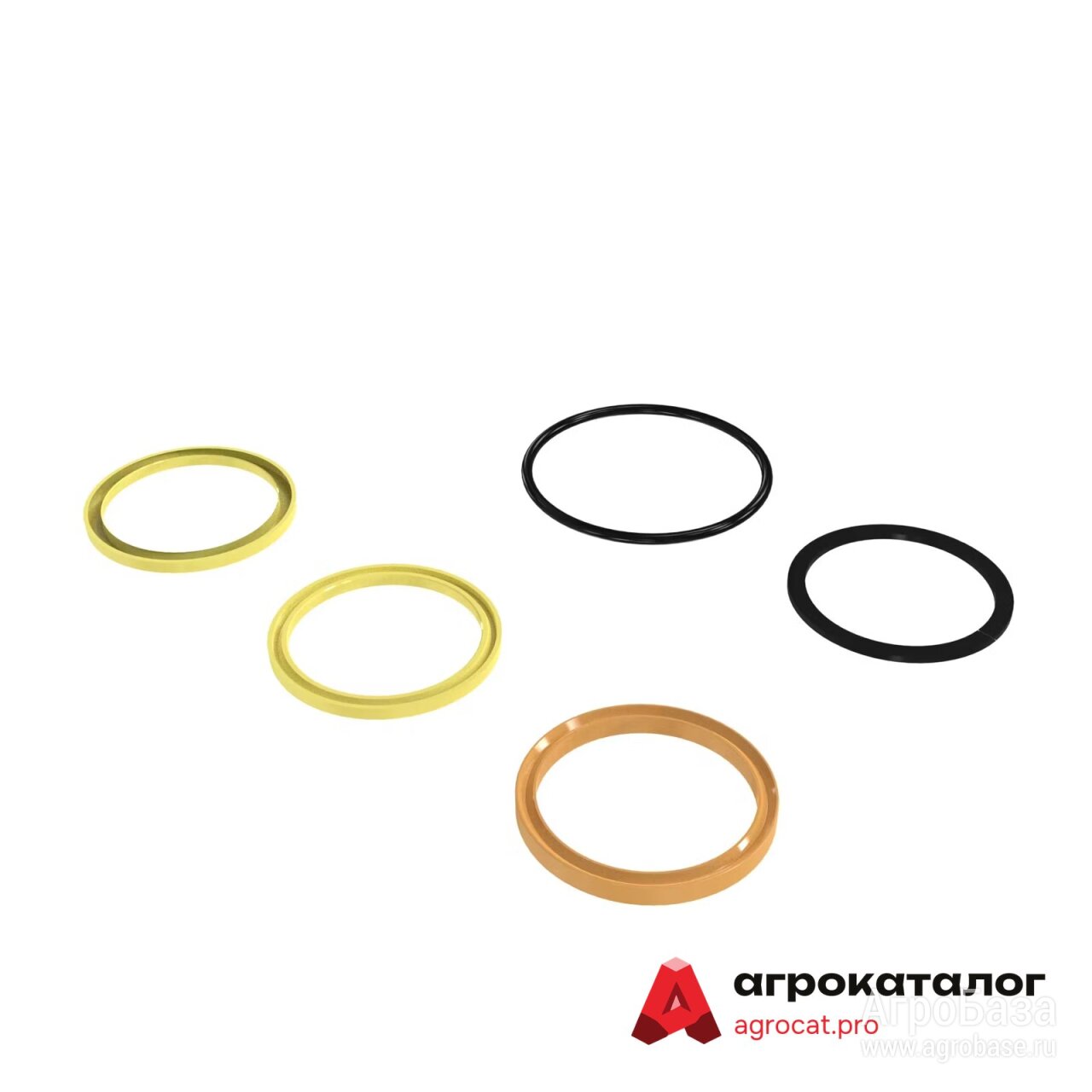 Ремкомплект уплотнений штока гидроцилиндра John Deere AH214615