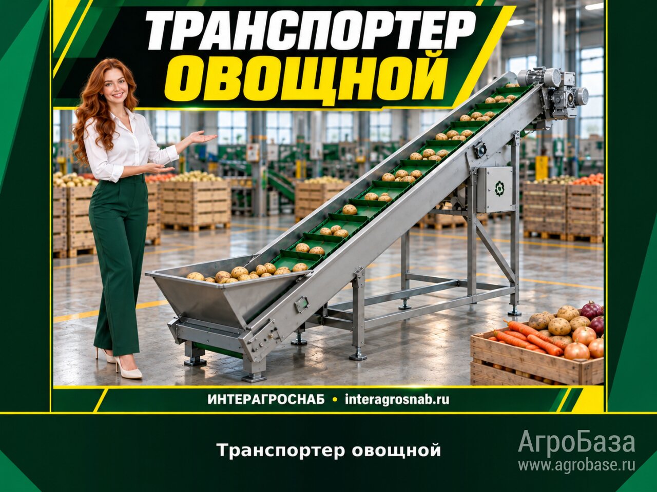 Транспортер овощной